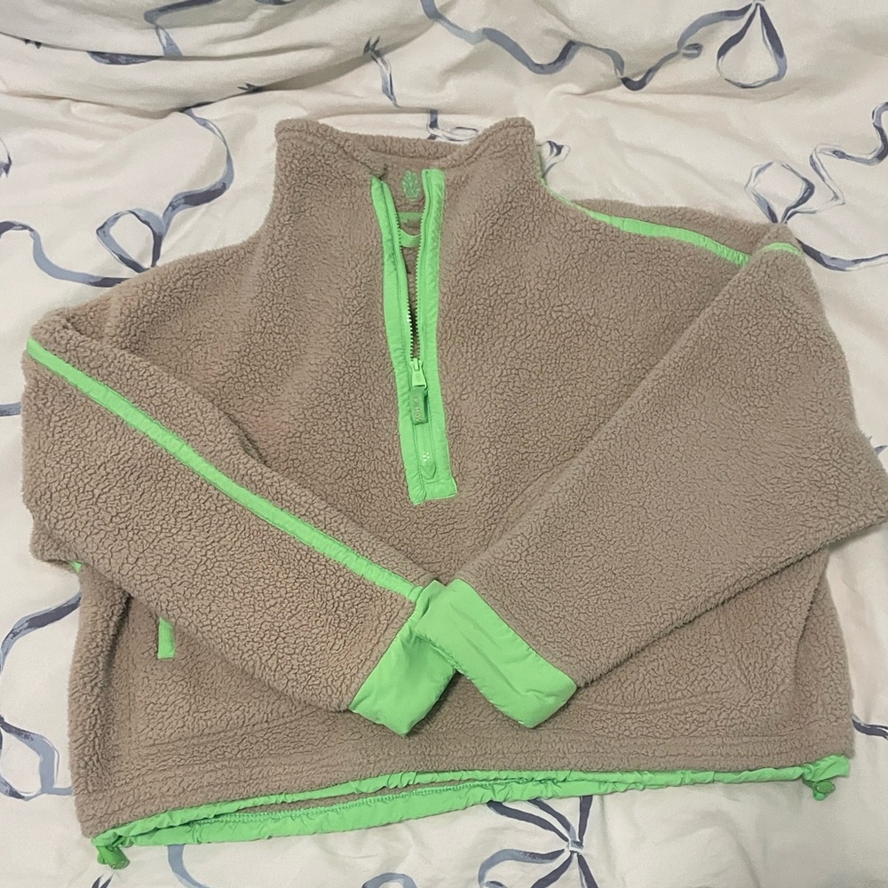 Free People Mountain Hight Half Zip Fleece